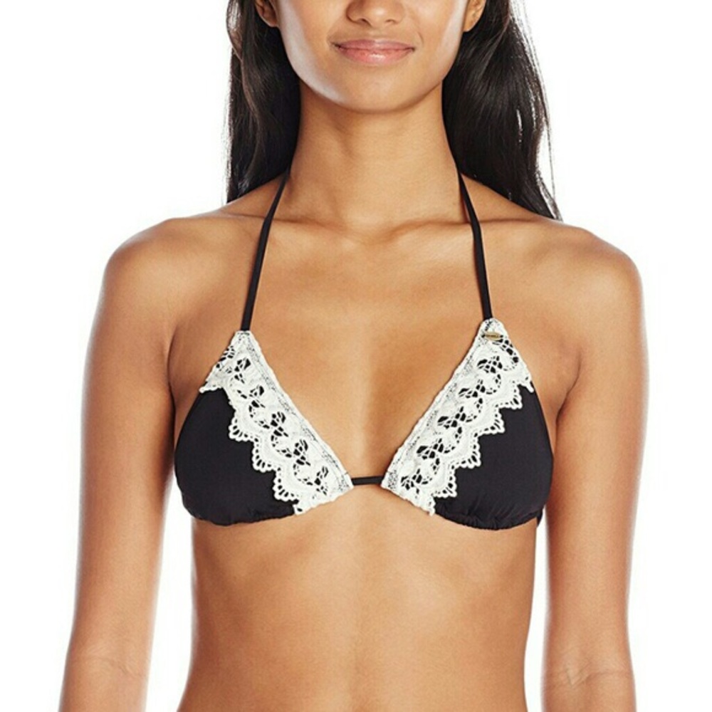 NWT o’neill saltwater solids crochet tassel bikini